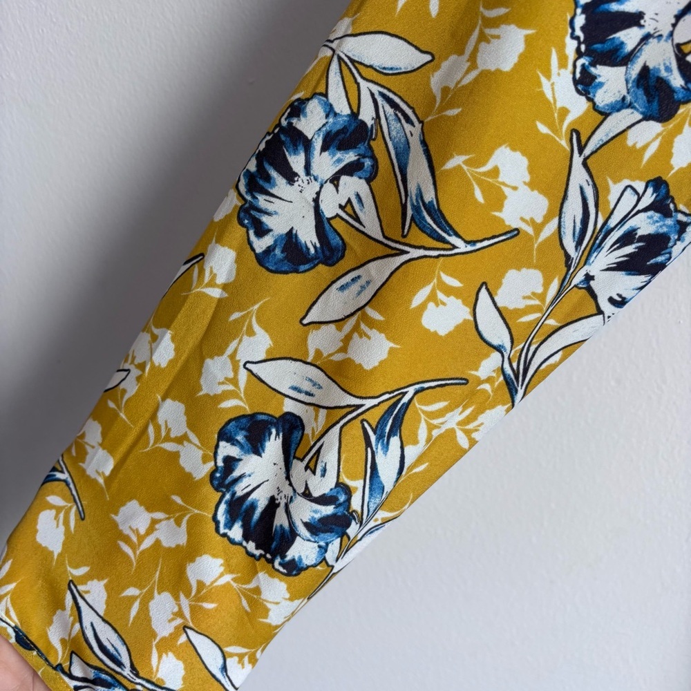 J Crew Women’s Yellow Floral dress size 6 - Picture 2 of 9